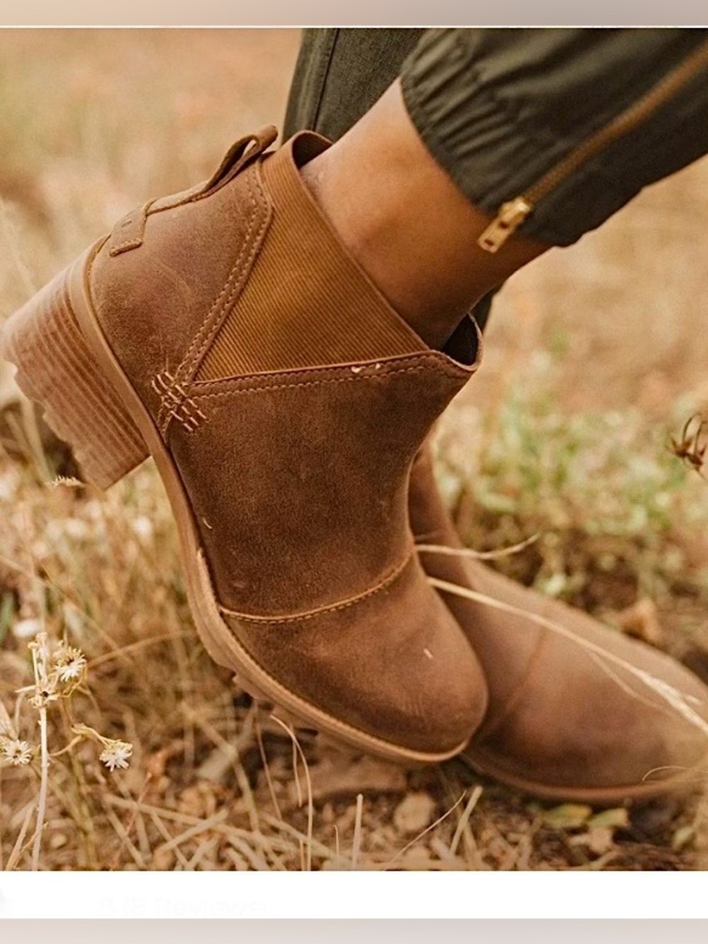 Sorel Cate Brown Waterproof Leather Chelsea Ankle Boots 7.5 Gorpcore Boho